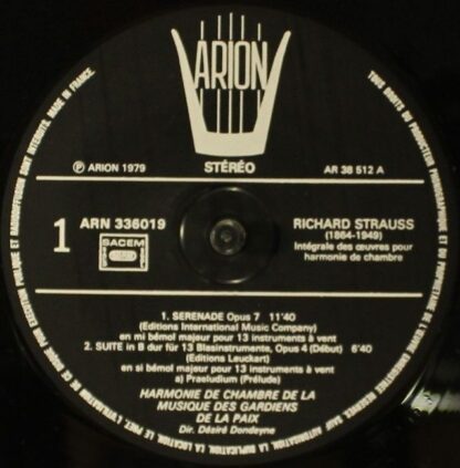 ARION ARN 336019 - Richard Strauss - Intégrale Des Oeuvres Pour - Image 6