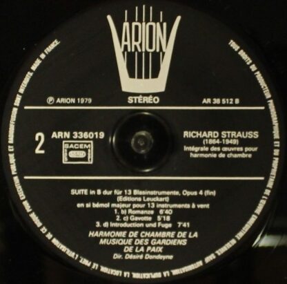 ARION ARN 336019 - Richard Strauss - Intégrale Des Oeuvres Pour - Image 7