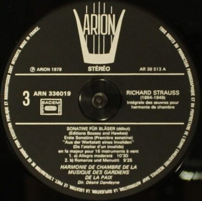 ARION ARN 336019 - Richard Strauss - Intégrale Des Oeuvres Pour - Image 8