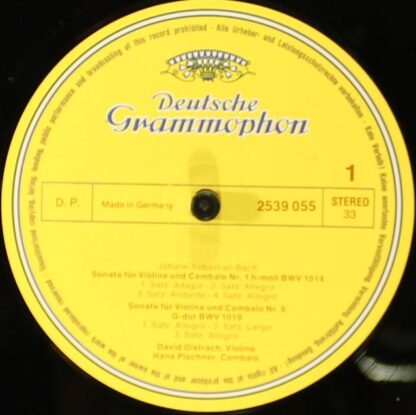 Deutsche Grammophon 413 515-1 - Johann Sebastian Bach, David Ois - Image 8
