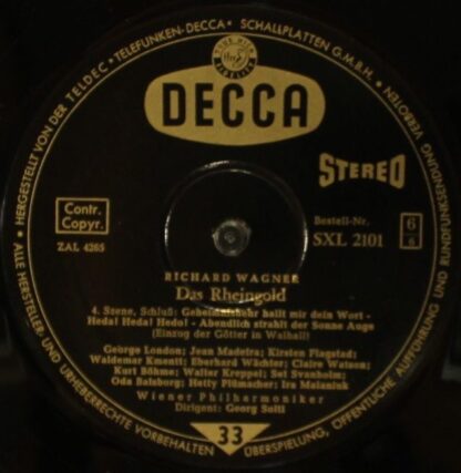 DECCA SXL 2101/03-B - Wiener Philharmoniker, Georg Solti - Das R - Image 9