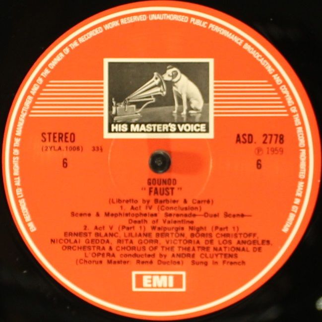 His Master's Voice SLS 816 - Charles Gounod, Victoria De Los Ang - Image 7