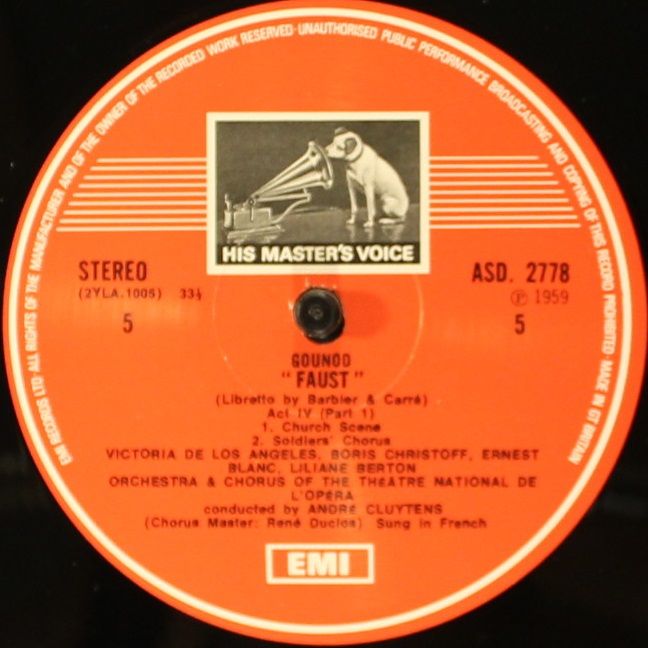 His Master's Voice SLS 816 - Charles Gounod, Victoria De Los Ang - Image 8