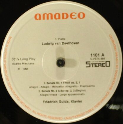 Amadeo AVRS 1101 - Ludwig van Beethoven, Friedrich Gulda - Sämtl - Image 25