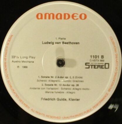 Amadeo AVRS 1101 - Ludwig van Beethoven, Friedrich Gulda - Sämtl - Image 26