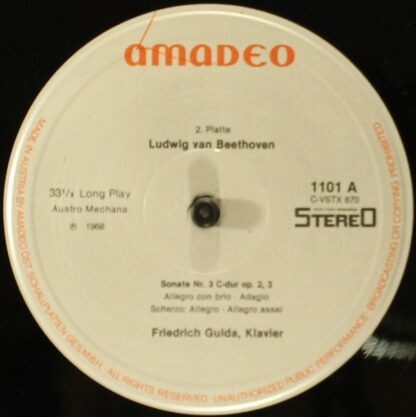 Amadeo AVRS 1101 - Ludwig van Beethoven, Friedrich Gulda - Sämtl - Image 7