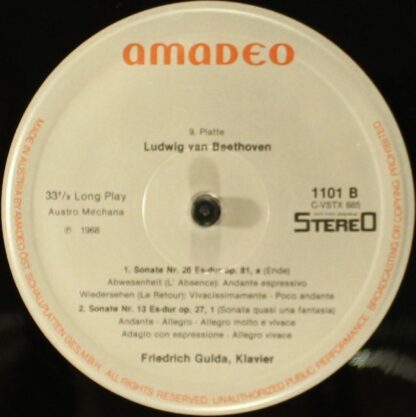 Amadeo AVRS 1101 - Ludwig van Beethoven, Friedrich Gulda - Sämtl - Image 19