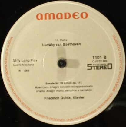 Amadeo AVRS 1101 - Ludwig van Beethoven, Friedrich Gulda - Sämtl - Image 22