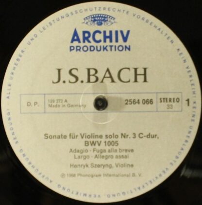 Archiv Produktion 2722 012 - Johann Sebastian Bach - Kammermusik - Image 9