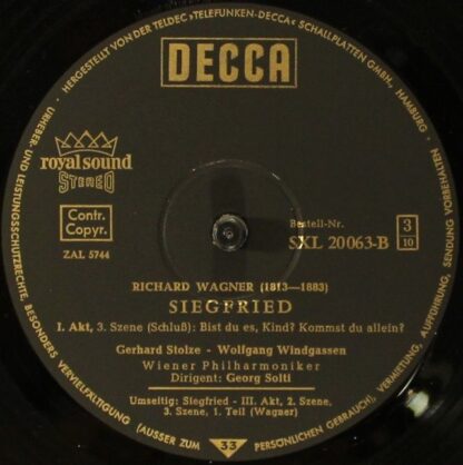 DECCA SXL 20061/65 - B - Richard Wagner, Wiener Philharmoniker, - Image 7