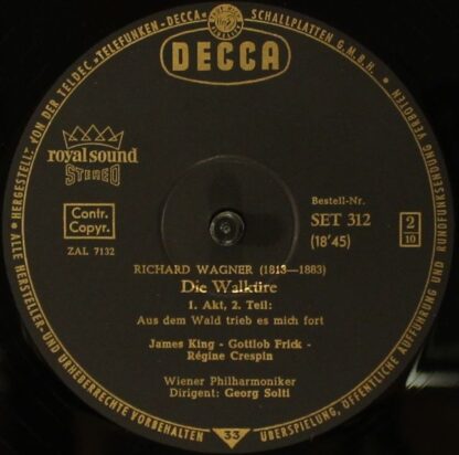 DECCA SET 312/316 - Richard Wagner, Birgit Nilsson, Hans Hotter, - Image 6