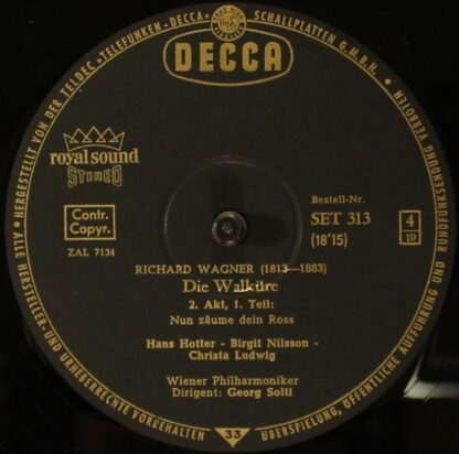 DECCA SET 312/316 - Richard Wagner, Birgit Nilsson, Hans Hotter, - Image 8