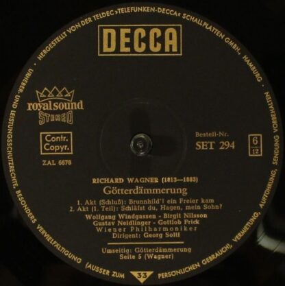 DECCA SET 292-7 - Richard Wagner, Wiener Philharmoniker, Georg S - Image 11