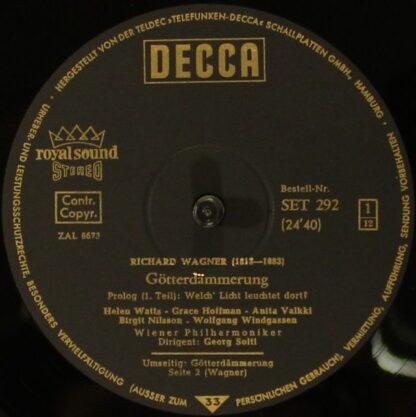 DECCA SET 292-7 - Richard Wagner, Wiener Philharmoniker, Georg S - Image 16