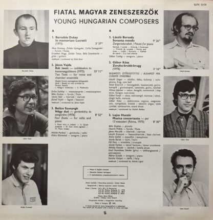 Hungaroton SLPX 12178 - Borsody László, Barnabás Dukay, Huszár L - Image 2