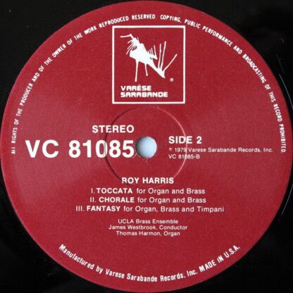 Varèse Sarabande VC 81085 - Roy Harris - Harris Conducts Harris - Image 4