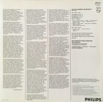 Philips 9500 971 - Nikolai Rimsky-Korsakov, David Zinman, Rotter - Image 2