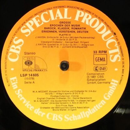 CBS Special Products LSP 14605 - Siegfried Borris - Große Epoche - Image 6