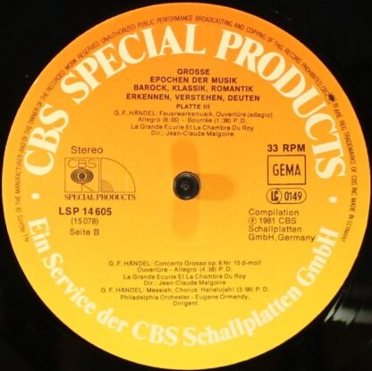 CBS Special Products LSP 14605 - Siegfried Borris - Große Epoche - Image 7