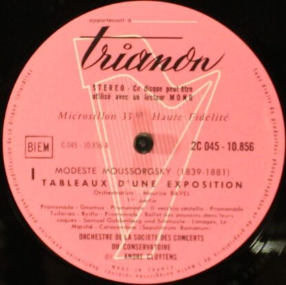 Trianon 2C 045-10856 - Modest Mussorgsky, Mikhail Ivanovich Glin - Image 3