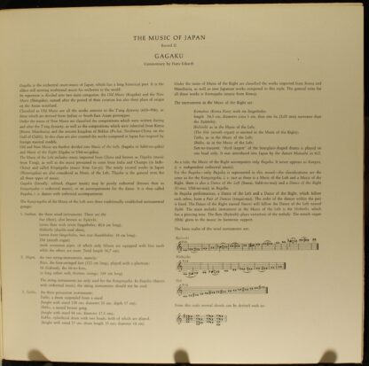 Bärenreiter-Musicaphon BM 30 L 2013 - Gagaku Shigenkai, Garyōkai - Image 3