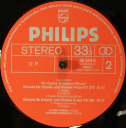 Philips 30 343 8 - Wolfgang Amadeus Mozart - Mozart-Edition 6 / - Image 14