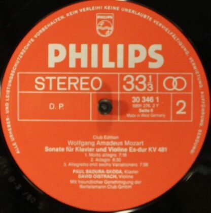 Philips 30 343 8 - Wolfgang Amadeus Mozart - Mozart-Edition 6 / - Image 19