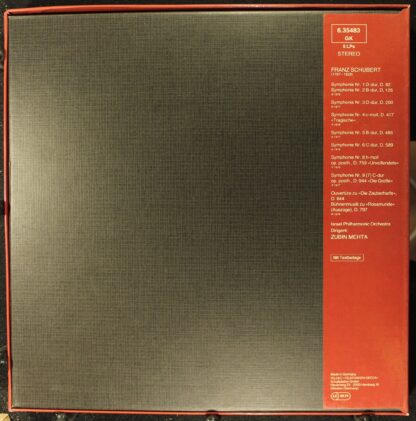DECCA 6.35483 - Franz Schubert, Israel Philharmonic Orchestra, Z - Image 2
