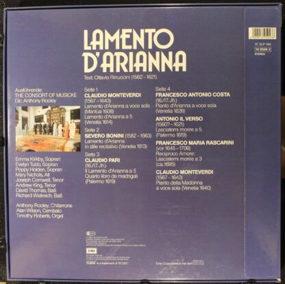 Deutsche Harmonia Mundi 1C 2LP 165 16 9504 3 - Various, The Cons - Image 2