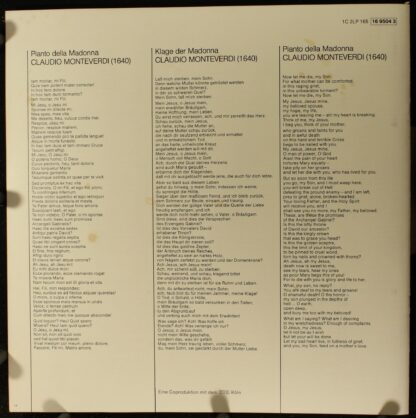Deutsche Harmonia Mundi 1C 2LP 165 16 9504 3 - Various, The Cons - Image 4