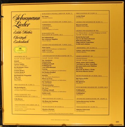 Deutsche Grammophon 2740 266 - Robert Schumann, Edith Mathis, Ch - Image 2
