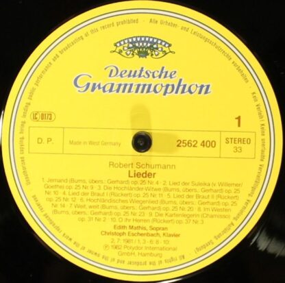 Deutsche Grammophon 2740 266 - Robert Schumann, Edith Mathis, Ch - Image 5