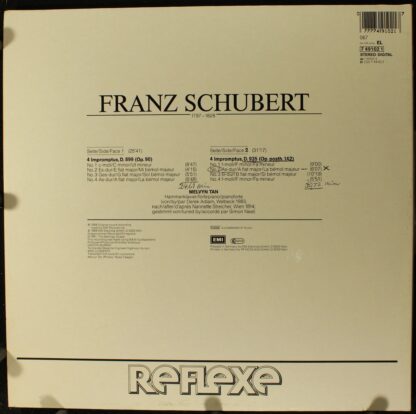 EMI 7 49102 4 - Franz Schubert, Melvyn Tan - Impromptus - Image 2