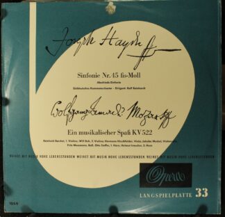 Opera 1059 - Joseph Haydn, Wolfgang Amadeus Mozart - Sinfonie Nr