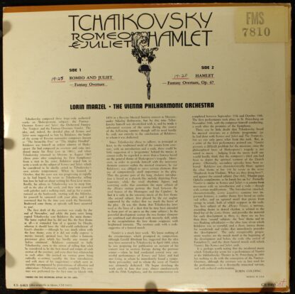 London Records CS 6463 - Pyotr Ilyich Tchaikovsky, Wiener Philha - Image 2