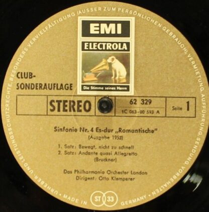 EMI Electrola 62 329 - Anton Bruckner, Philharmonia Orchestra, O - Image 3