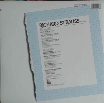 His Master's Voice 1C 2LP 137 1545603 - Richard Strauss, Rudolf - Image 2