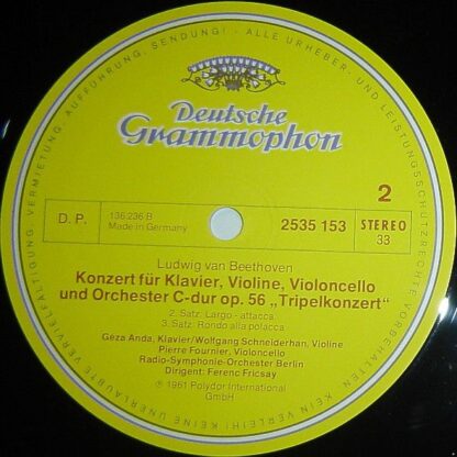 Deutsche Grammophon 2535 153 - Ludwig van Beethoven, Géza Anda, - Image 4