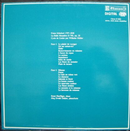 Claves D 8301 - Franz Schubert, Ernst Haefliger, Jörg Ewald Dähl - Image 6