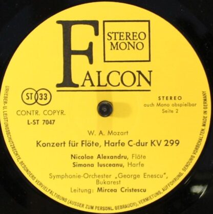 Falcon L-ST 7047 - Wolfgang Amadeus Mozart, Aurelian Octav Popa, - Image 4