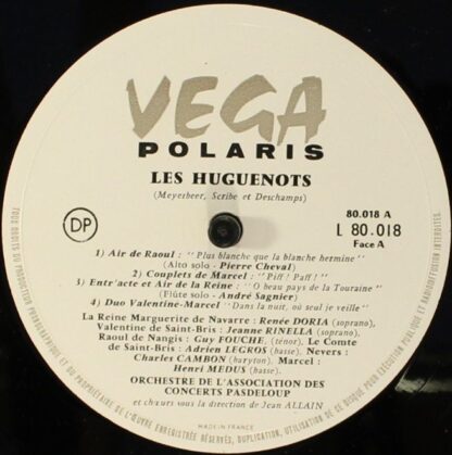 Vega Polaris L 80.018 - Giacomo Meyerbeer, Renée Doria, Jeanne R - Image 3