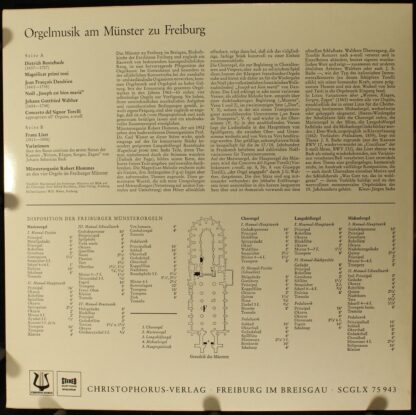Christophorus SCGLX 75 943 - Robert Hommes - Orgelmusik Am Münst - Image 2