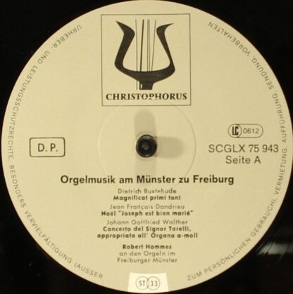 Christophorus SCGLX 75 943 - Robert Hommes - Orgelmusik Am Münst - Image 3