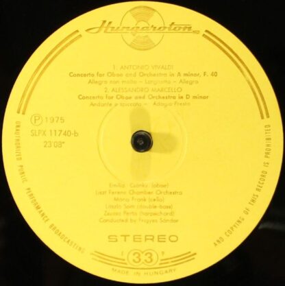Hungaroton SLPX 11740 - Johann Sebastian Bach, Georg Friedrich H - Image 3