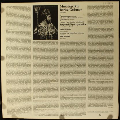 C 10-12925-26 - Modest Mussorgsky, Evgeny Nesterenko - Borisz G - Image 2