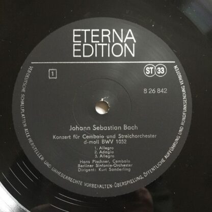 Eterna 8 26 842 - Johann Sebastian Bach, Hans Pischner, Berliner - Image 3