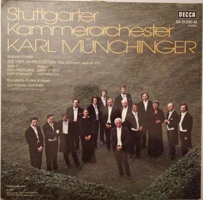 DECCA SX 21230-M - Antonio Vivaldi, Stuttgarter Kammerorchester, - Image 2