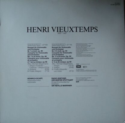 His Master's Voice 15 238 9 - Henri Vieuxtemps, Heinrich Schiff, - Image 2