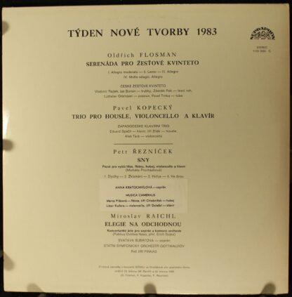 Supraphon 1119 3550 - Oldřich Flosman, Pavel Kopecký, Petr Řezní - Image 2