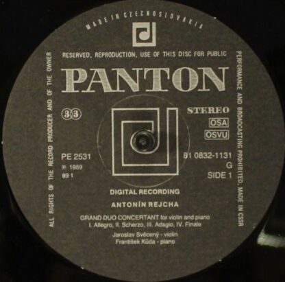 Panton 81 0832-1131 - Anton Reicha, Jaroslav Svěcený, František - Image 4